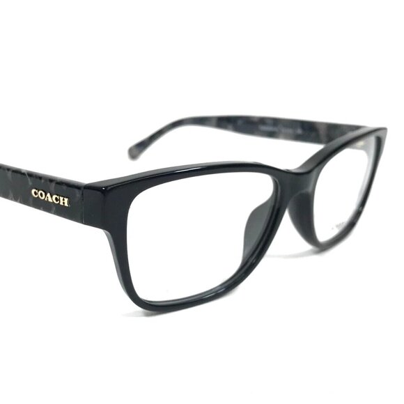 Coach HC6208U 5002 Eyeglasses – Polished Black Frame Gray Sparkly Temples 54-16- - Picture 1 of 4